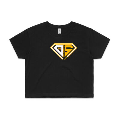 DS Crop Top - Grey Thumbnail